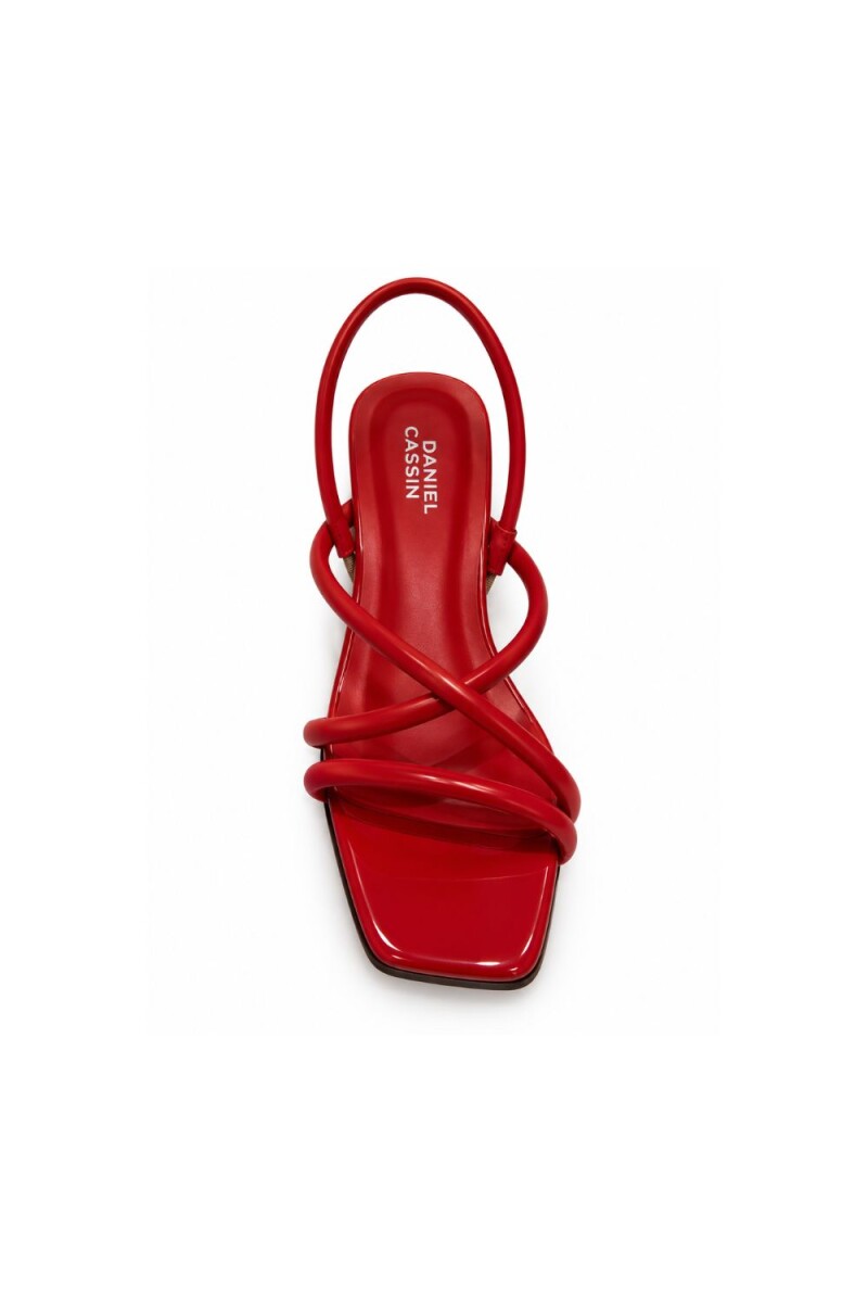 SANDALIA LOMER Rojo