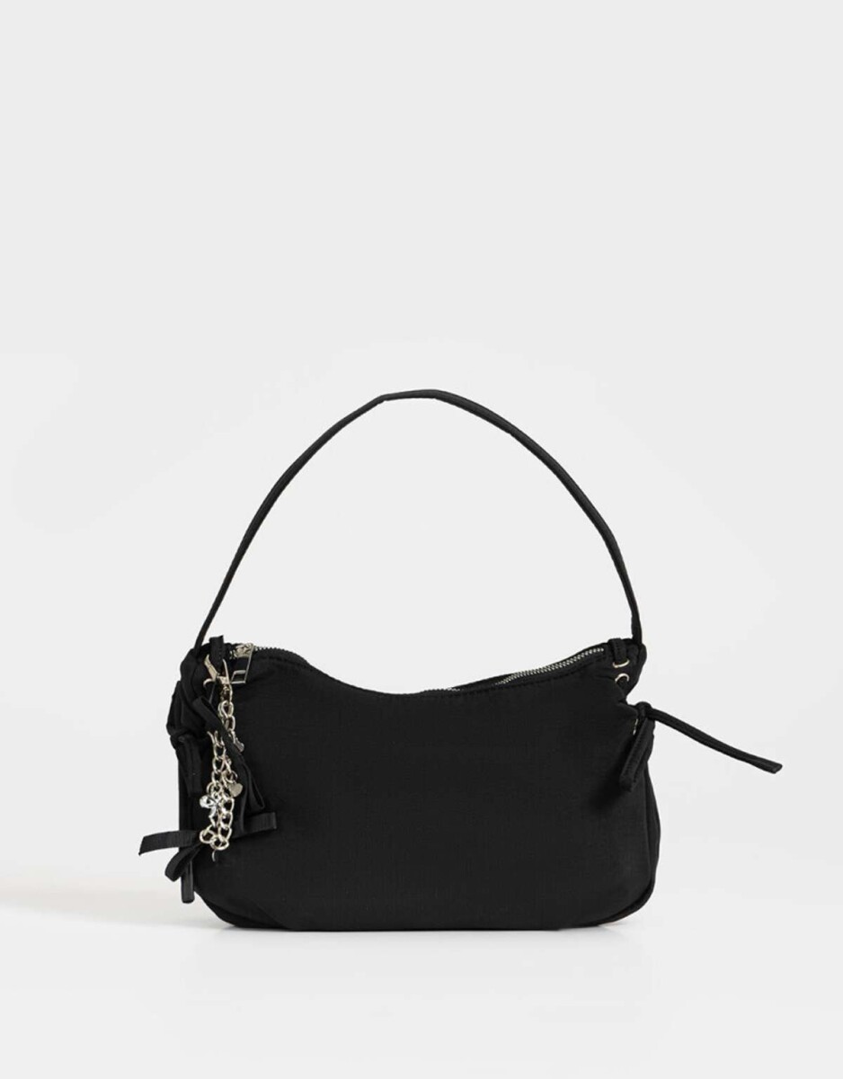 Bandolera Con Lazos - Negro 