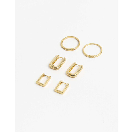 Bijou Set Metal Delicado Dorado