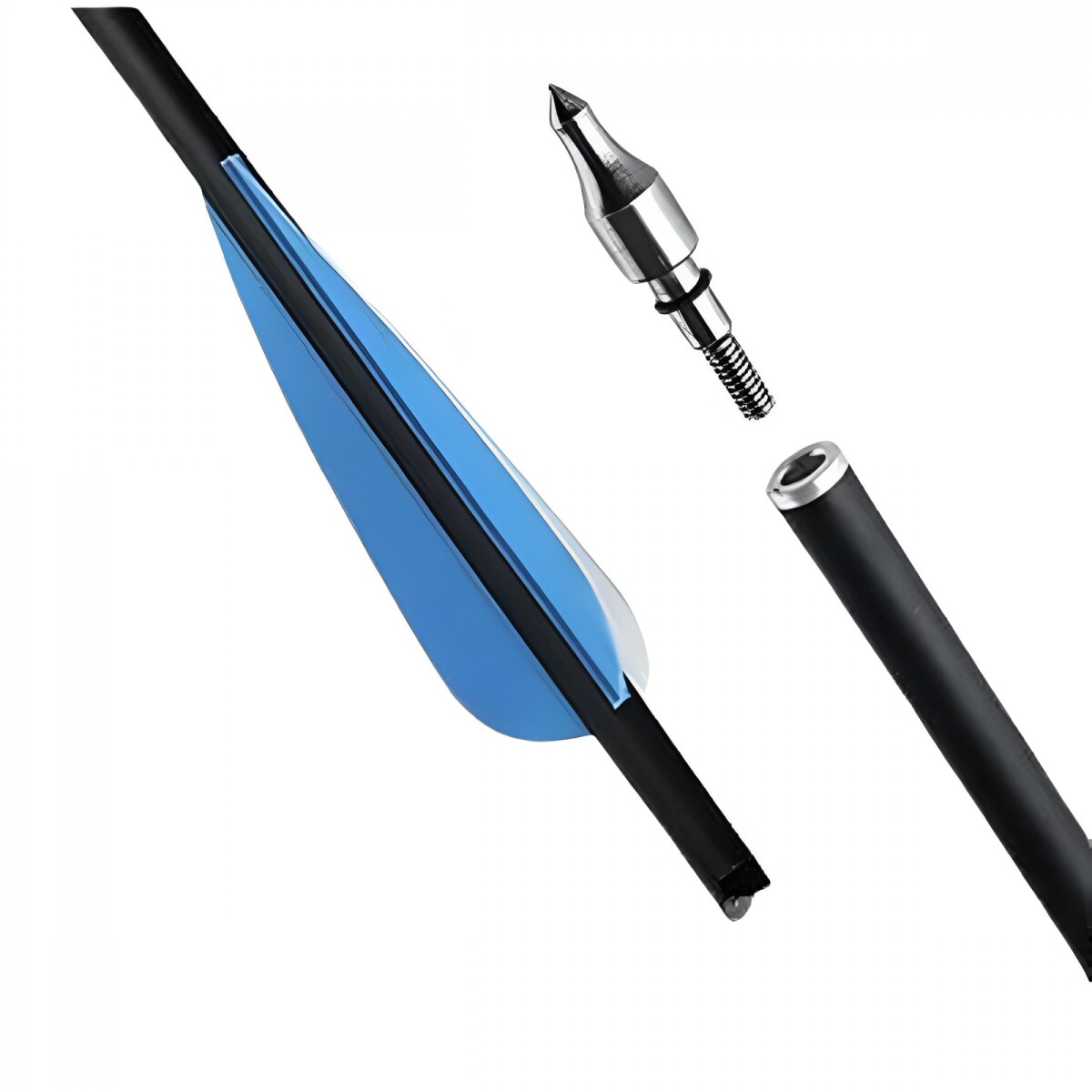 Flecha de fibra de vidro 6mm 20" 