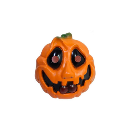 Máscara calabaza Halloween terrorífica Naranja