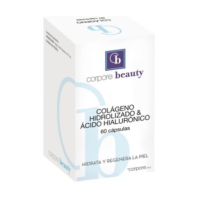 Colágeno Hidrolizado+ác. Hialuronico Corpore Beauty 60 Caps. Colágeno Hidrolizado+ác. Hialuronico Corpore Beauty 60 Caps.