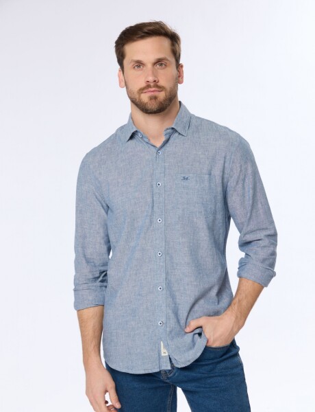 CAMISA DE LINO Denim