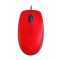 Mouse Cableado Logitech M110 Silencioso 1000dpi Rojo