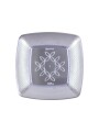 PLATOS CUADRADOS 15cm cristal