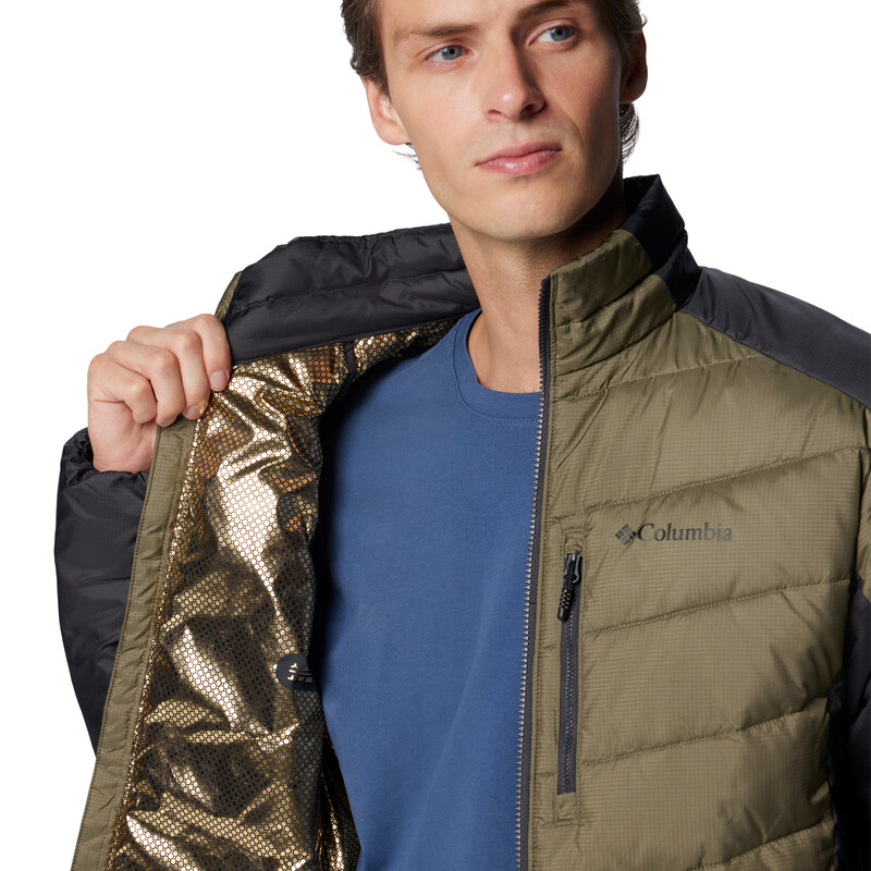 Campera Labyrinth Loop Hombre STONE GREEN