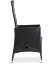 Silla reclinable SKIVE negro Silla reclinable SKIVE negro