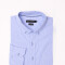 Camisa m/l micro pie de pulle azul
