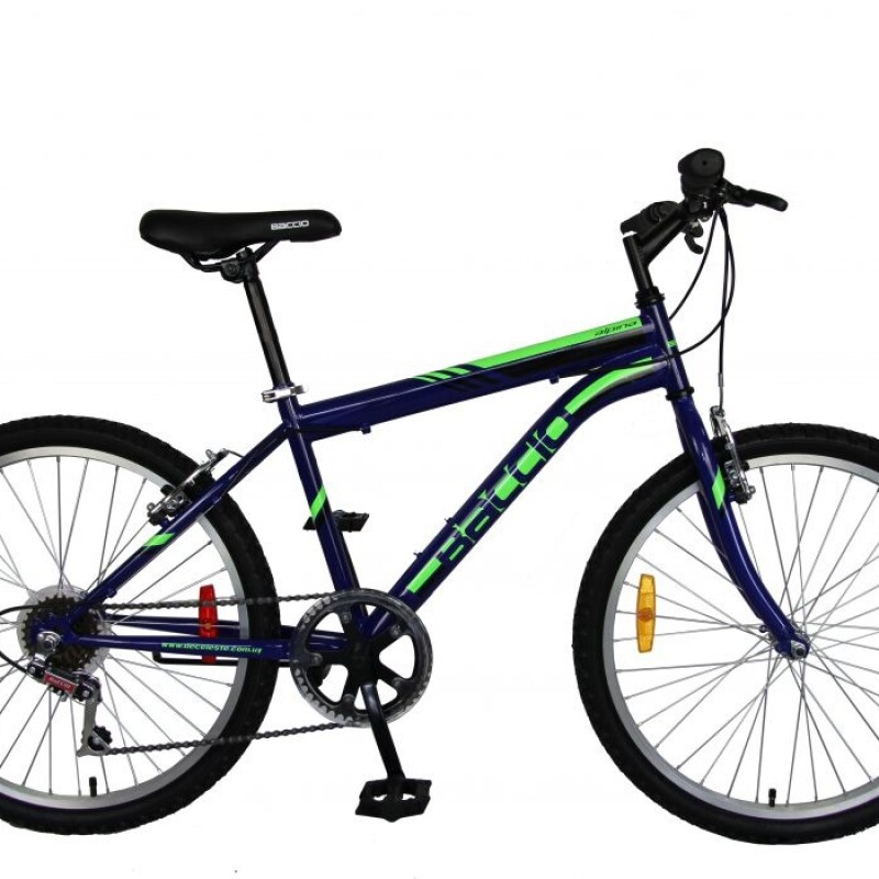 Baccio Alpina Man R.24" – Bicicleta MTB con Transmisión de 6 Velocidades y Componentes de Alta Calidad Baccio Alpina Man R.24" – Bicicleta MTB con Transmisión de 6 Velocidades y Componentes de Alta Calidad
