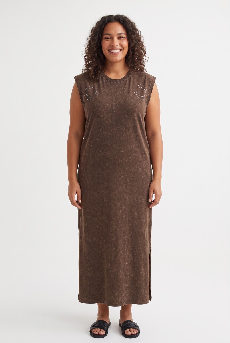 VESTIDO IVERELLE - CHOCOLATE 