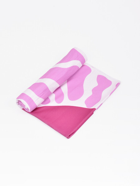 TOALLA PLAYERA MICROFIBRA ROSADO