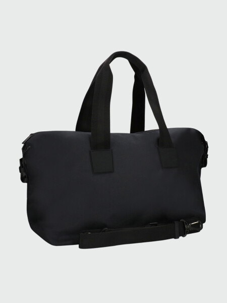 BOSS - Tote con logo y correa desmontable Azul