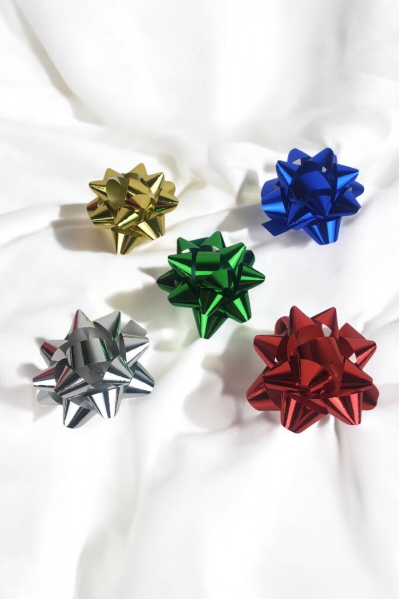 Cocarda metalizada 5 cm. - COLOR SURTIDO LISO 