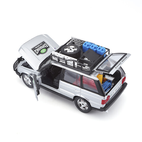 Auto de Colección Bburago Escala 1:24 RANGER ROVER PLATA