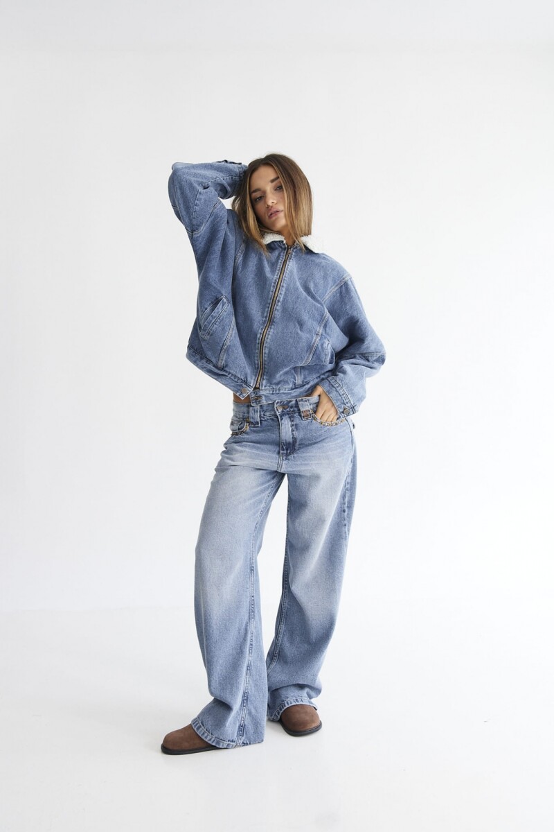 Campera Nieve Celeste