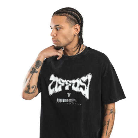 Remera Graffiti Unisex Negro