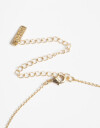 Collares Cortos Strass Collar En Y Con Strass - Dorado