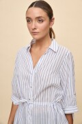 CAMISA MORNING Blanco/Azul