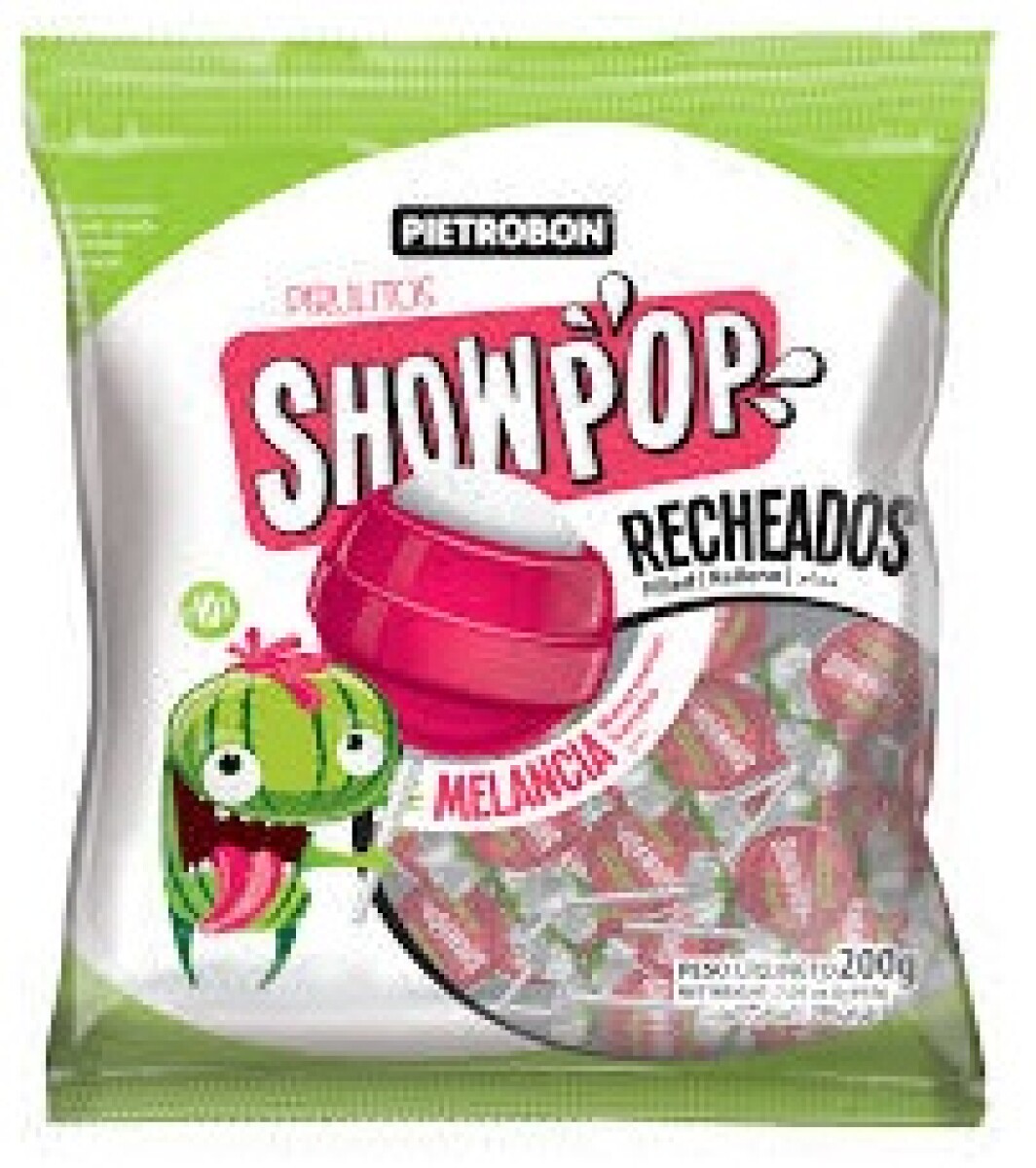 Chupetin relleno Showpop 480g/24 unidades Surtido 
