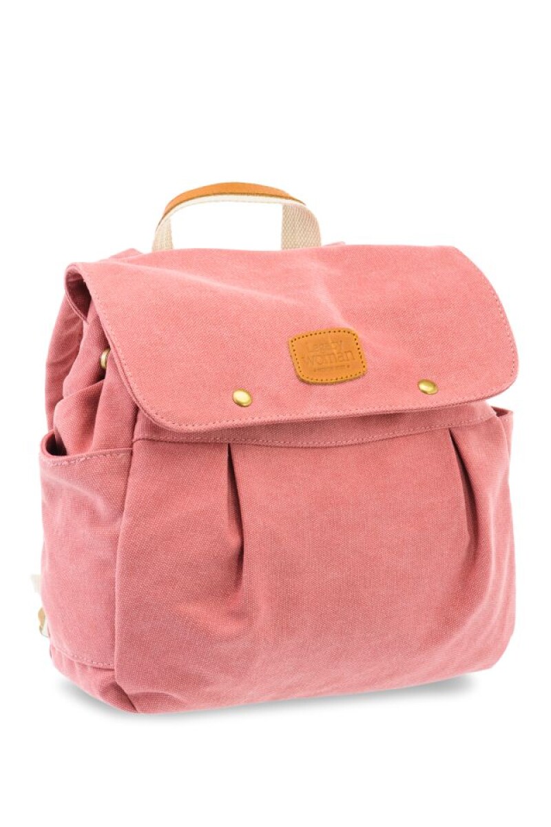 MOCHILA EN CANVAS - Bordo 