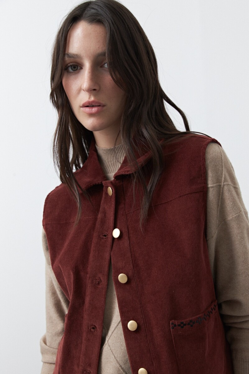 CHALECO BANNACK Ladrillo