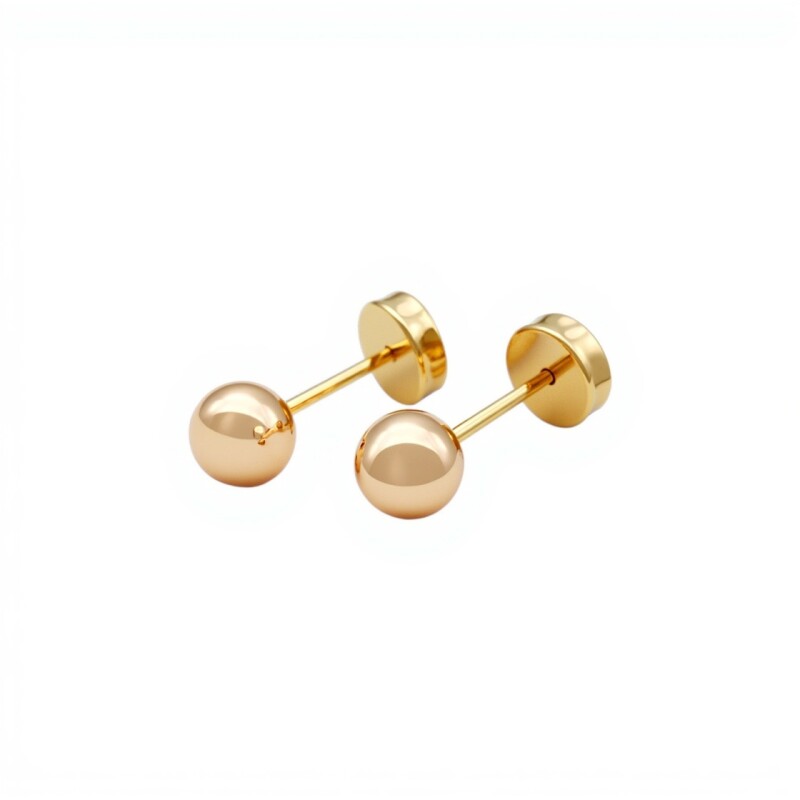 Abridores Bolitas-Oro Bajo-Sin Piedra-AB8003 sinpiedra