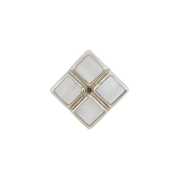 Anillo Rombo-Plata 925-Piedra Nacar-AN3379 conpiedra