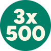 maceta 3x500
