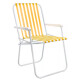 Silla De Playa Plegable Tubo De HierroSilla De Playa Plegable Tubo De Hierro Naranja
