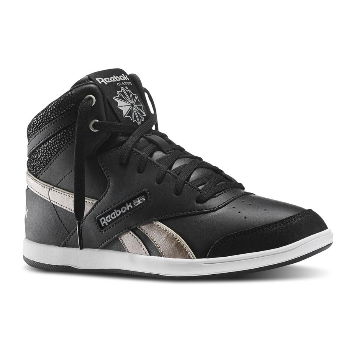 Championes Reebok Mujer BB7700 Mid Night Out M45374 Casual - Negro 