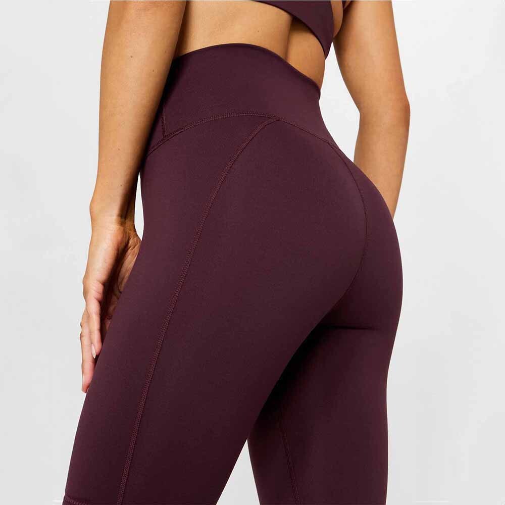 Leggings Define PowerHold High-Waisted 7/8 Mujer Oxblood