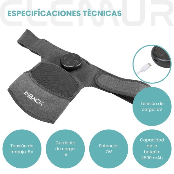 Masajeador Vibratorio Para Rodilla Codo Hombro Ajustable + Extensor Masajeador Vibratorio Para Rodilla Codo Hombro Ajustable + Extensor