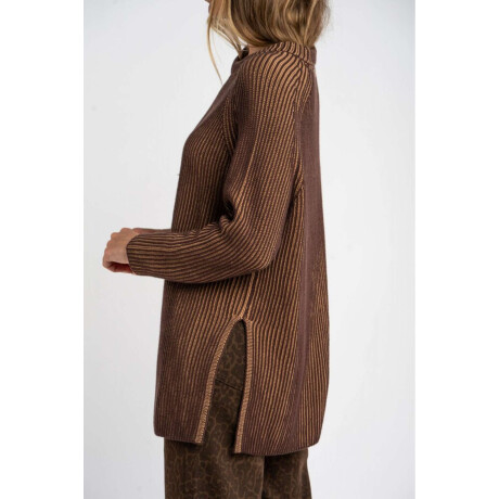 Sweater Texturado Chocolate