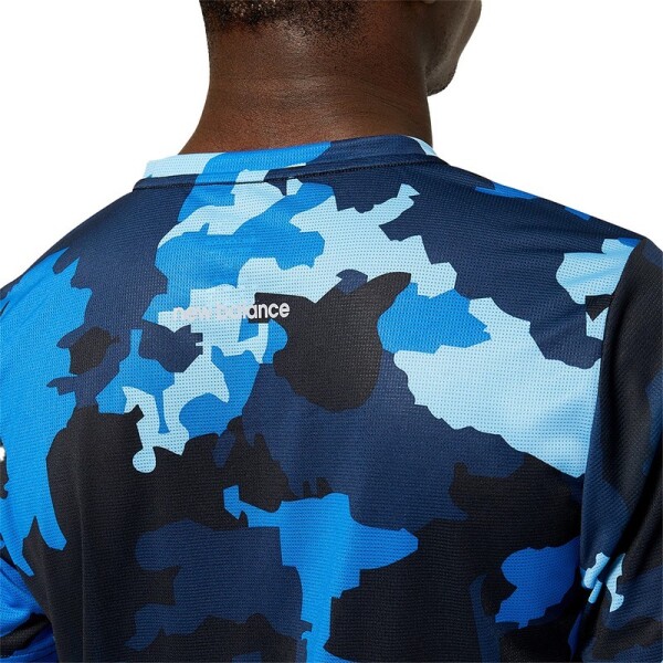 Remera New Balance Printed Accelerate Azul