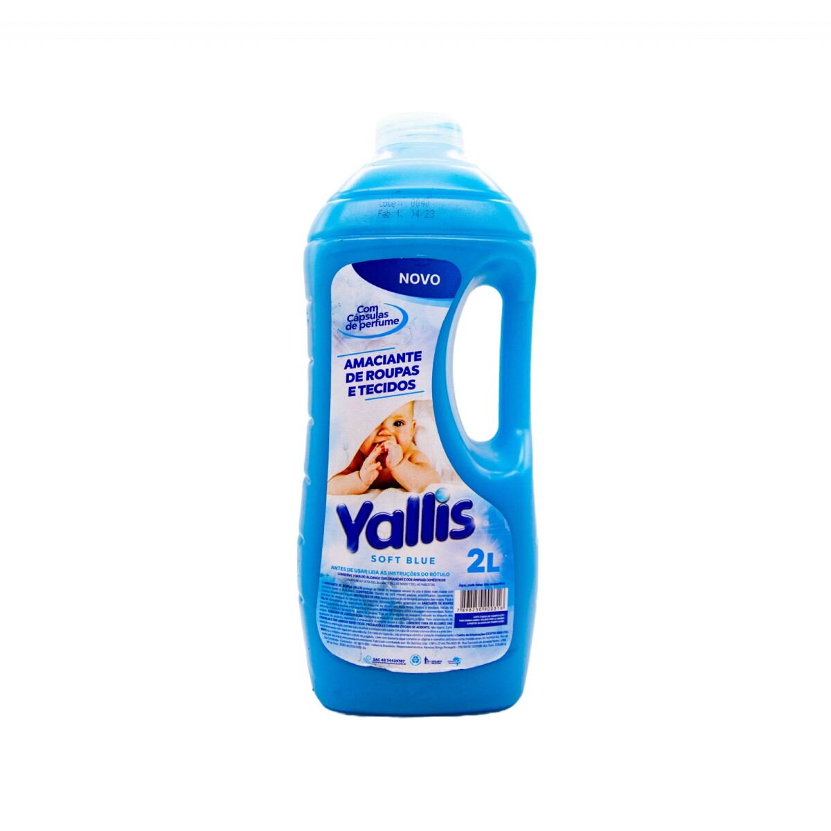 SUAVIZANTE YALLIS 2L SOFT BLUE CON ASA (AZUL) 