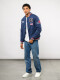 Campera Bomber Vent Nacional Hombre Azul Marino