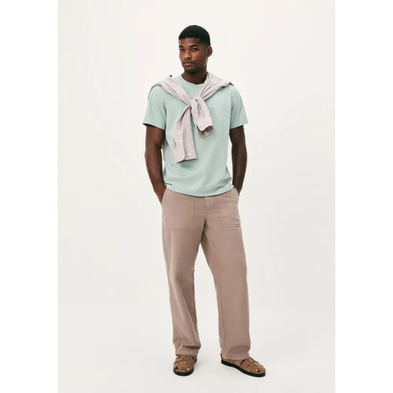 CAMISETA MM MASC VERDE CLARO