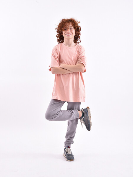 REMERA NACHO TEEN CORAL