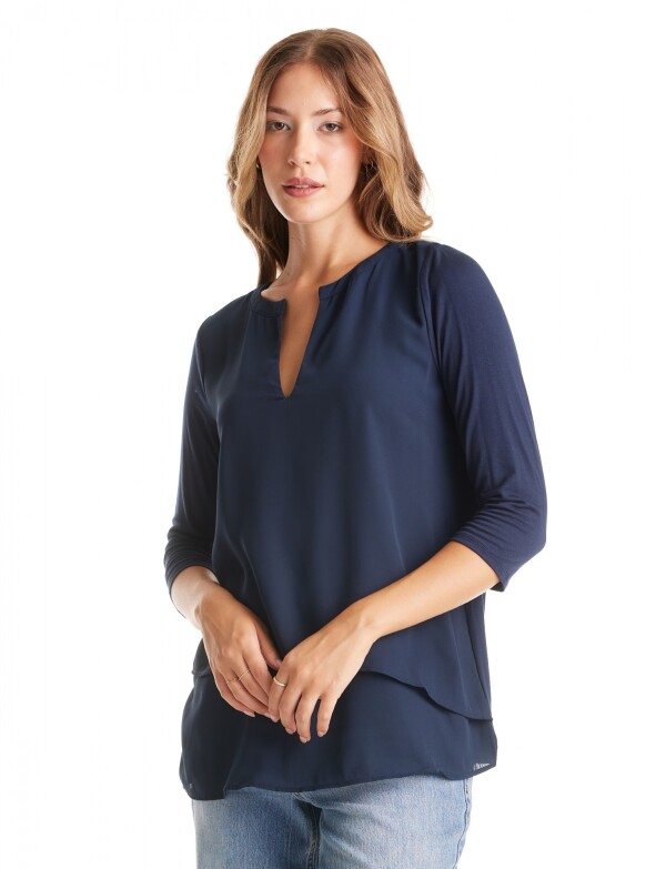 Blusa Layers AZUL