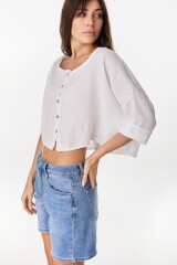 Camisa Fold Blanco