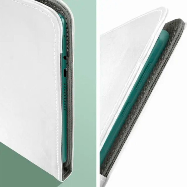 Estuche Funda Protector Soporte Tablet 10.1 10 9 Simil Cuer Color Variante Blanco