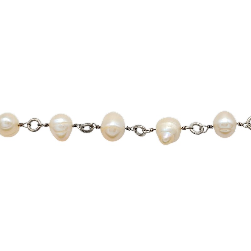 Pulsera Perla-Plata 925-Perla de rio-PU3144 conperla