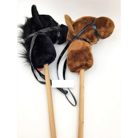 Peluche Caballo con Palo y Sonido Phi Phi Marrón