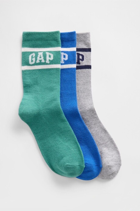 Medias Pack X3 Niño 3 Color Multi Pack
