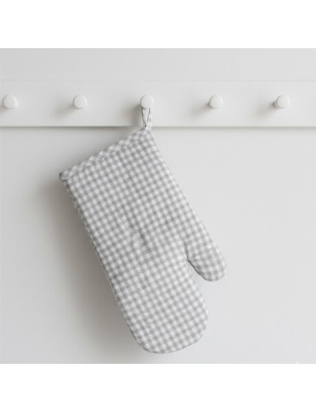 MANOPLA ALGODÓN 18X32CM CUADROS GRIS MANOPLA ALGODÓN 18X32CM CUADROS GRIS