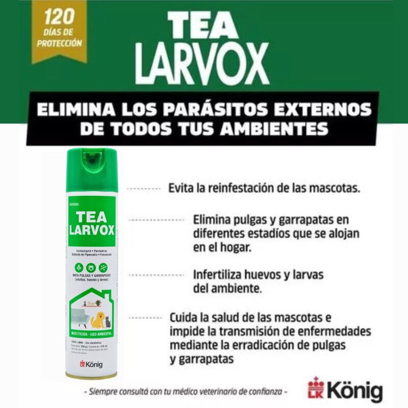 TEA LARVOX FRASCO 440 ML KONIG TEA LARVOX FRASCO 440 ML KONIG