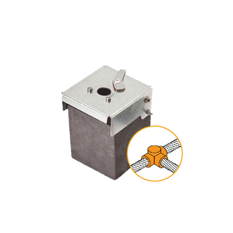 Molde cable 50mm²/cable 50mm² en T horizontal AT5000