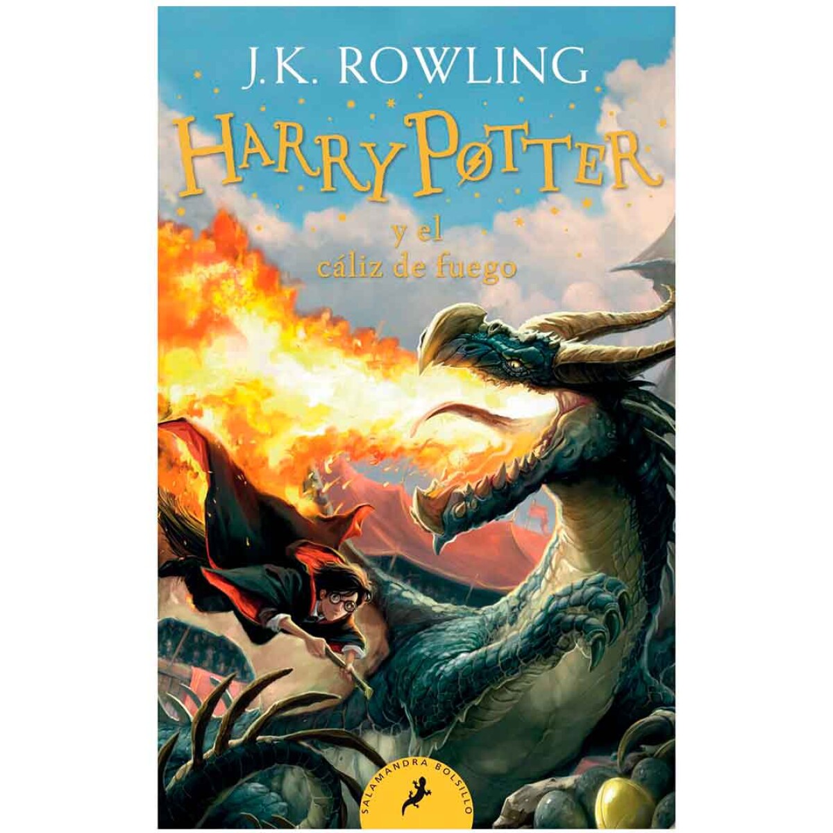 Libro Harry Potter y El Cáliz de Fuego Salamandra - 001 
