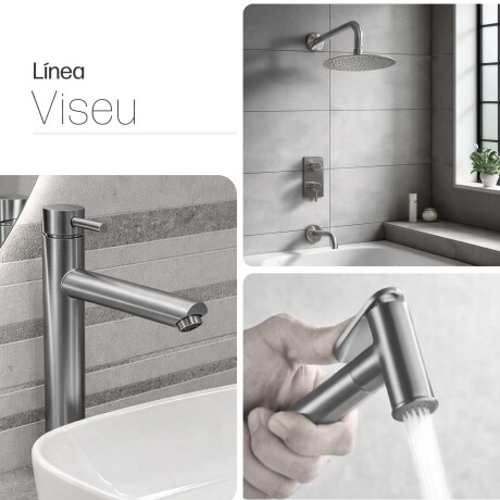 JUEGO DE GRIFERIA LAVATORIO ALTO BIDET BRILLO VISEU 000