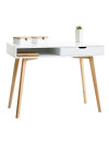 Escritorio TAMHOLT 50x100 blanco/natural Escritorio TAMHOLT 50x100 blanco/natural